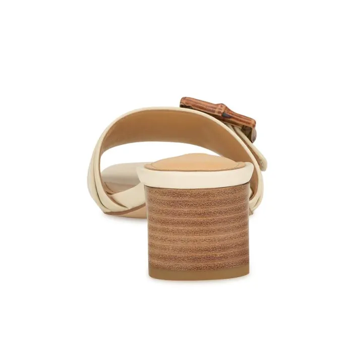 Garta Buckle Slide Sandals Chic Cream Women Nine West Sandals Garta Buckle Slide Sandals Chic Cream Women Nine West Sandals