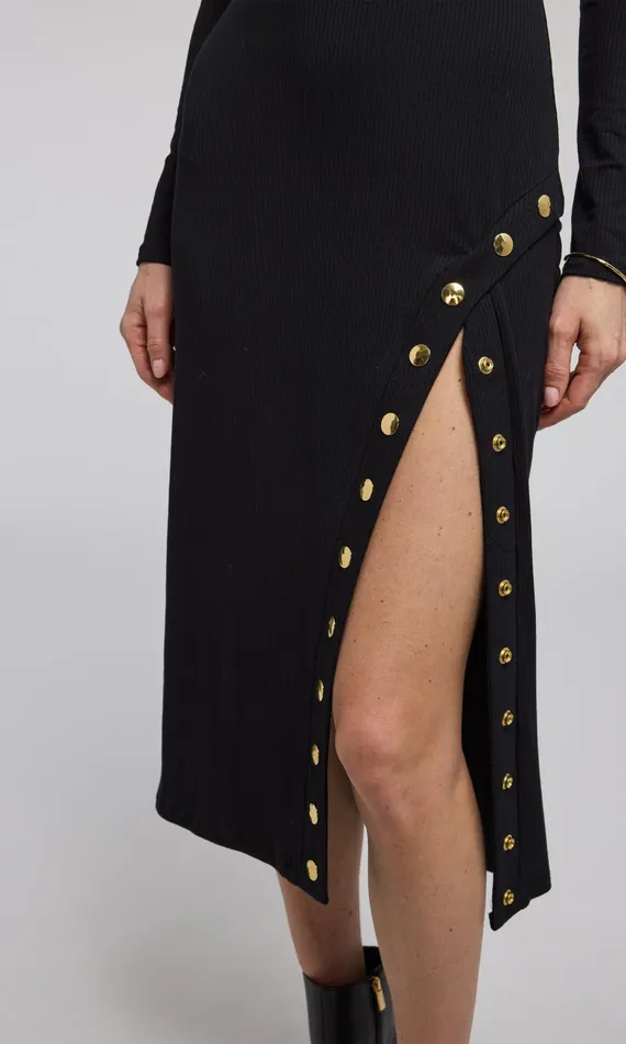 Generation Love Clothing Dresses Monique Rib Dress Black 8211 Women