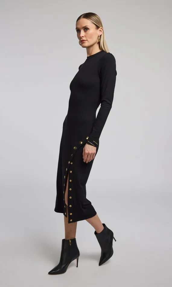 Generation Love Clothing Dresses Monique Rib Dress Black 8211 Women