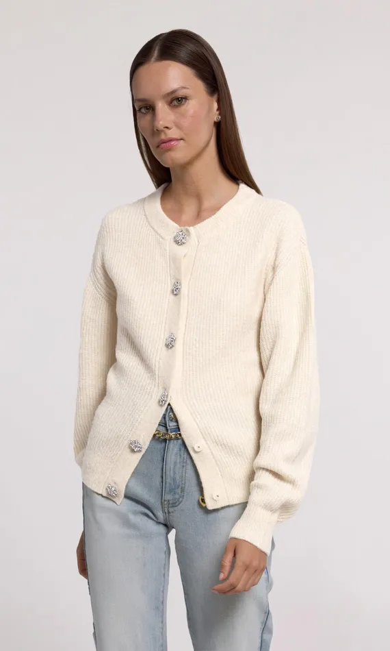 Generation Love Clothing Sweaters and Sweatshirts Savera Cardigan Cream 8211 Women