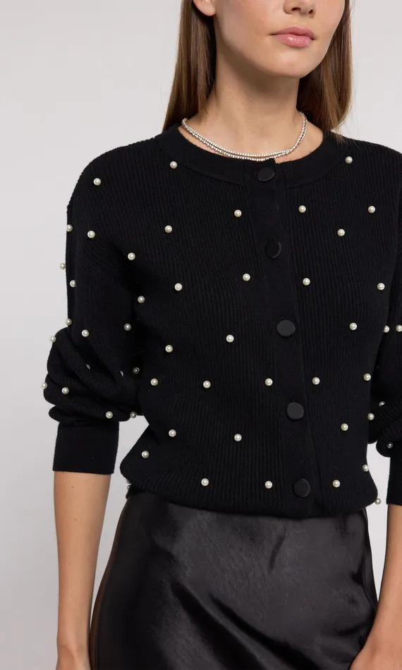 Generation Love Clothing Sweaters and Sweatshirts Stacie Cardigan Black 8211 Women