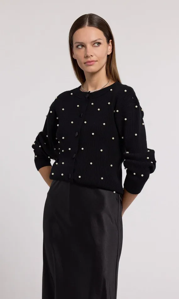 Generation Love Clothing Sweaters and Sweatshirts Stacie Cardigan Black 8211 Women