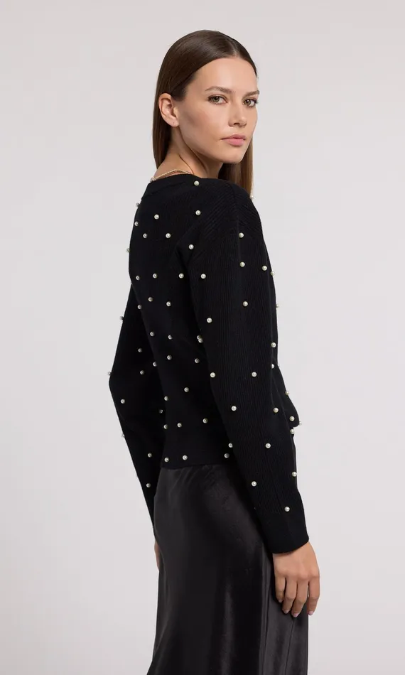 Generation Love Clothing Sweaters and Sweatshirts Stacie Cardigan Black 8211 Women