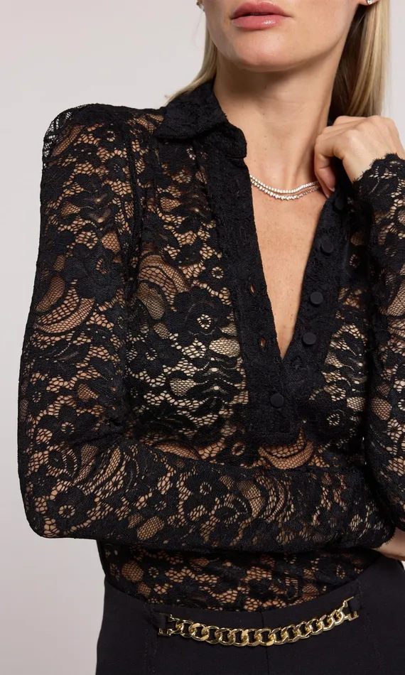 Generation Love Clothing Tops Dominique Lace Top Black 8211 Women
