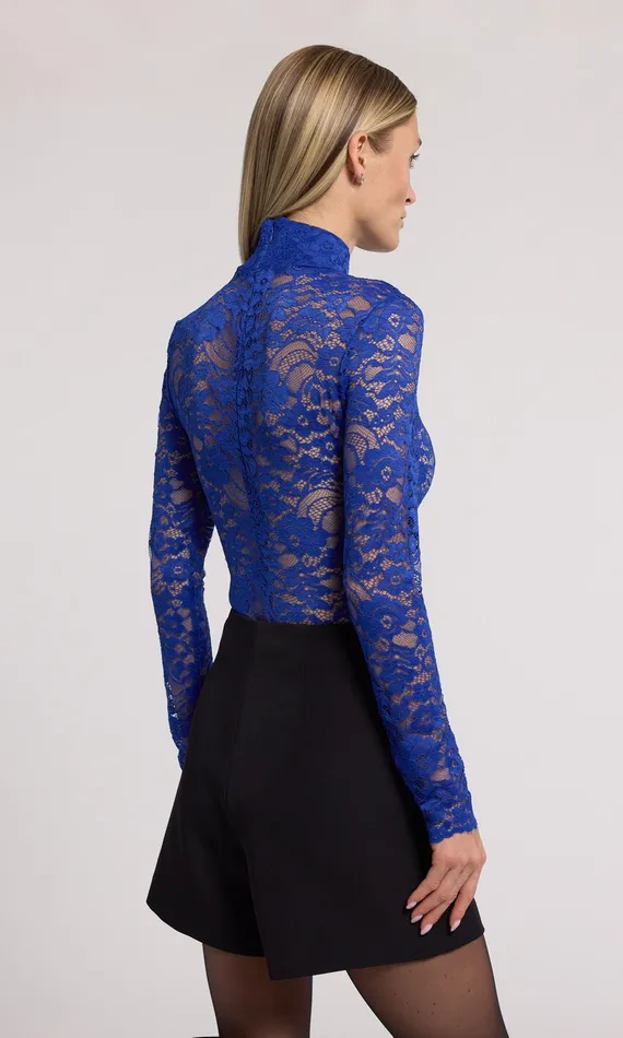 Generation Love Clothing Tops Tyla Lace Top Ultramarine 8211 Women