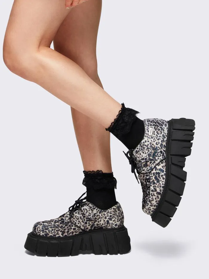 Gig Leopard Creeper Shoes Women Minga London Shoes