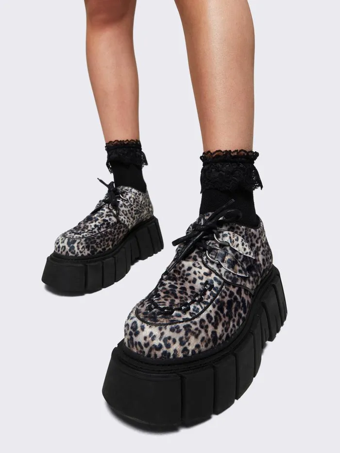 Gig Leopard Creeper Shoes Women Minga London Shoes