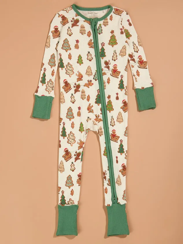 Gingerbread Waffle Knit Sleeper Beige Gender Neutral Altar039d State Sleepwear