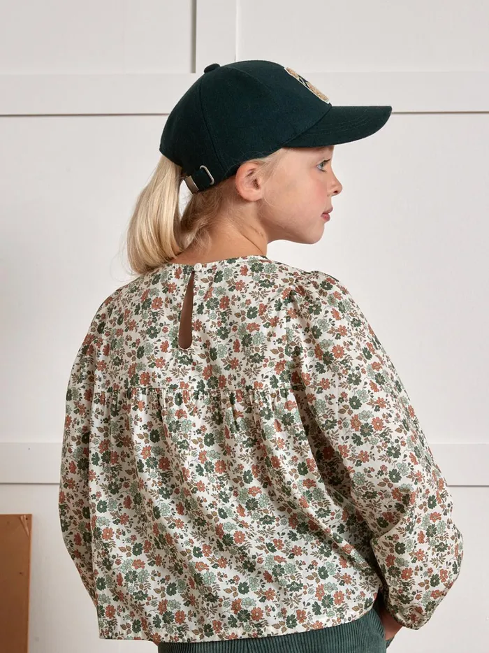 Girls Clothing Cyrillus Blouse Made With Liberty Fabric Lib Capel Floret