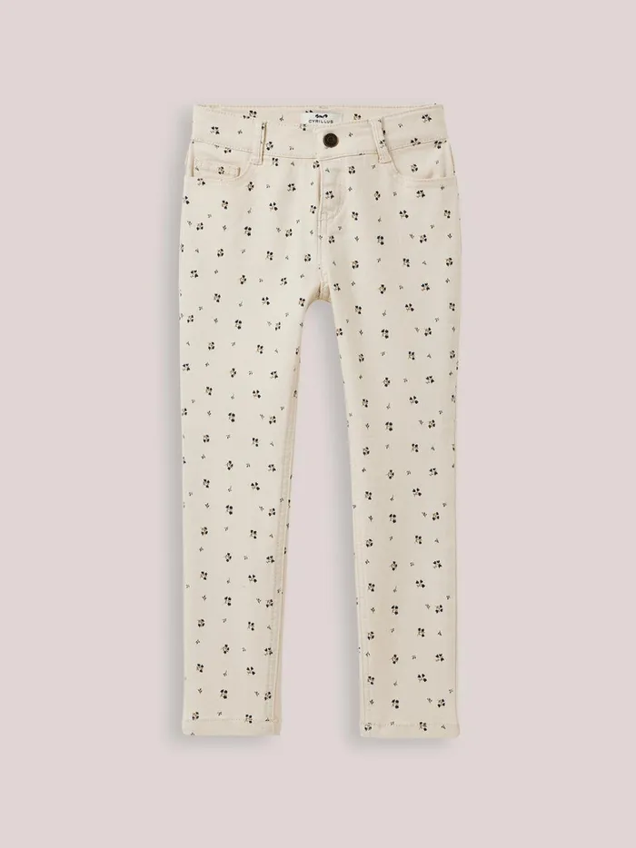 Girls Clothing Cyrillus Cassy Print SlimFit Trousers Imp Cassy