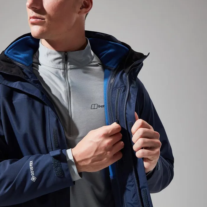 GORETEX Men Berghaus Hillwalker Gemini 3in1 Jacket 8211 Dark Blue