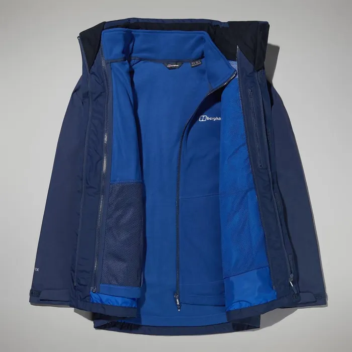 GORETEX Men Berghaus Hillwalker Gemini 3in1 Jacket 8211 Dark Blue