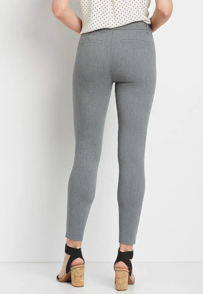 Gray Bengaline Skinny Ankle Pant Women Maurices Bottoms