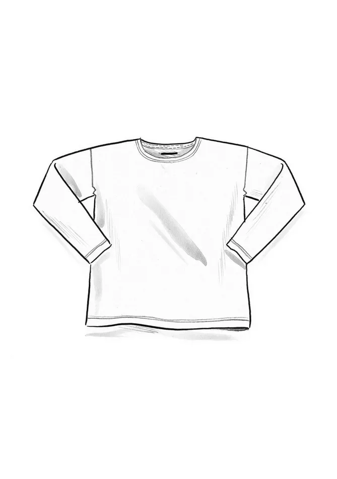 Gudrun Sjdn Solidcolored Top In Organic Cotton Women Tops and Shirts