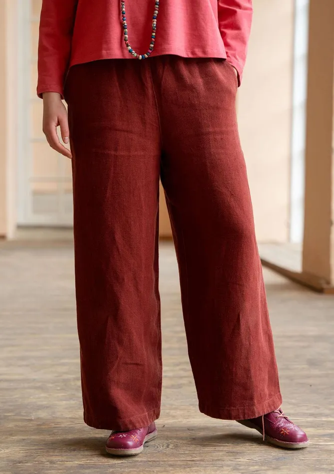 Gudrun Sjdn Woven Linen Pants Women Pants