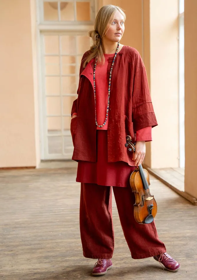 Gudrun Sjdn Woven Linen Pants Women Pants