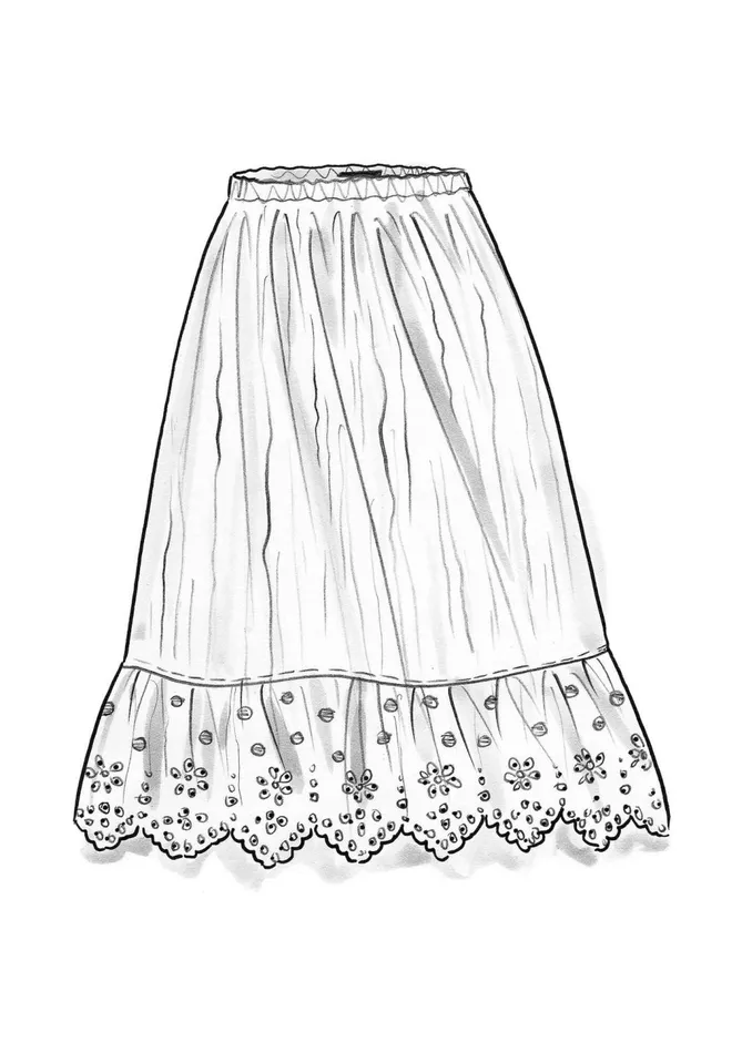Gudrun Sjdn Woven Slip In Organic Cotton Women Skirts