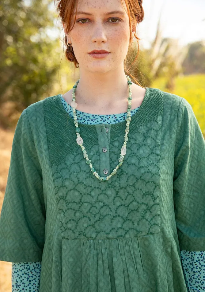 Gudrun Sjdn Woven Strandfynd Dress In Organic Cotton Women Dresses