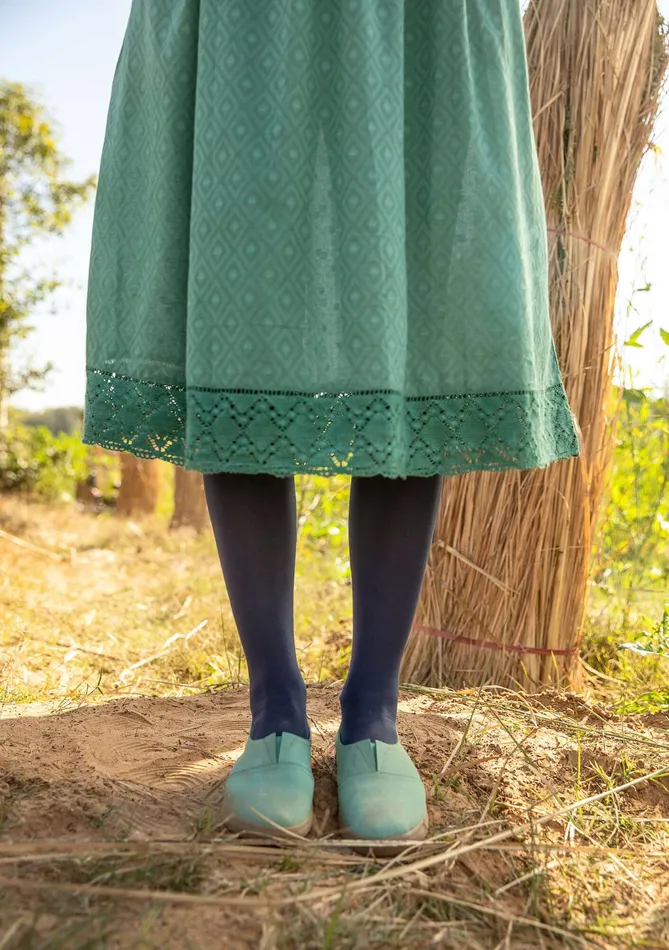 Gudrun Sjdn Woven Strandfynd Dress In Organic Cotton Women Dresses