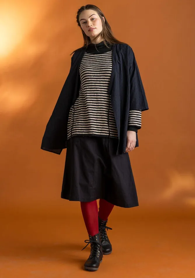 Gudrun Sjdn Woven Twill Skirt In Organic Cotton Women Skirts