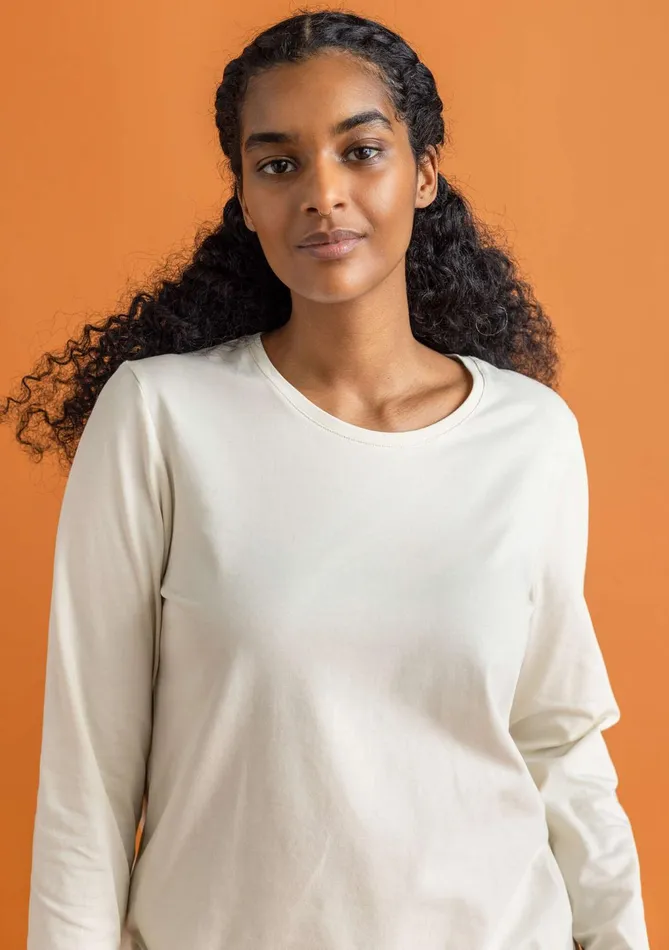 Gudrun Sjdn Ylva Jersey Top In Organic Cotton Women Tops and Shirts