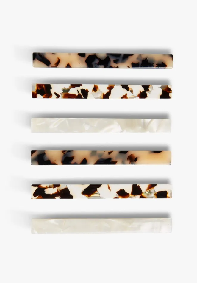Hair Accessories Women Hush Valencia Barrette Hair Clips Multitortoiseshell