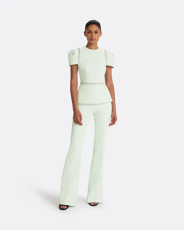 Halluana Spearmint Trousers Spearmint Women Icons Safiyaa