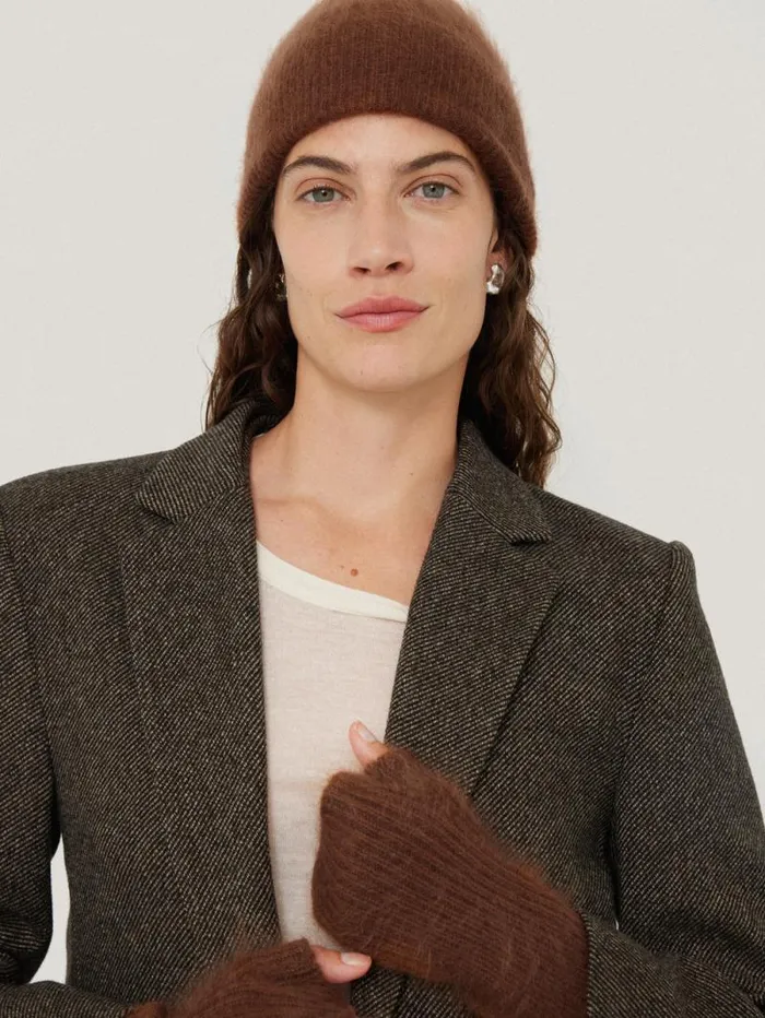 Halo Cashmere Beanie Ginger Women Jigsaw Hats and Gloves