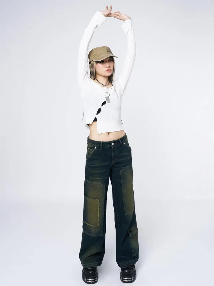 Hana White Asymmetrical Cut Out Top Women Minga London Tops and TShirts