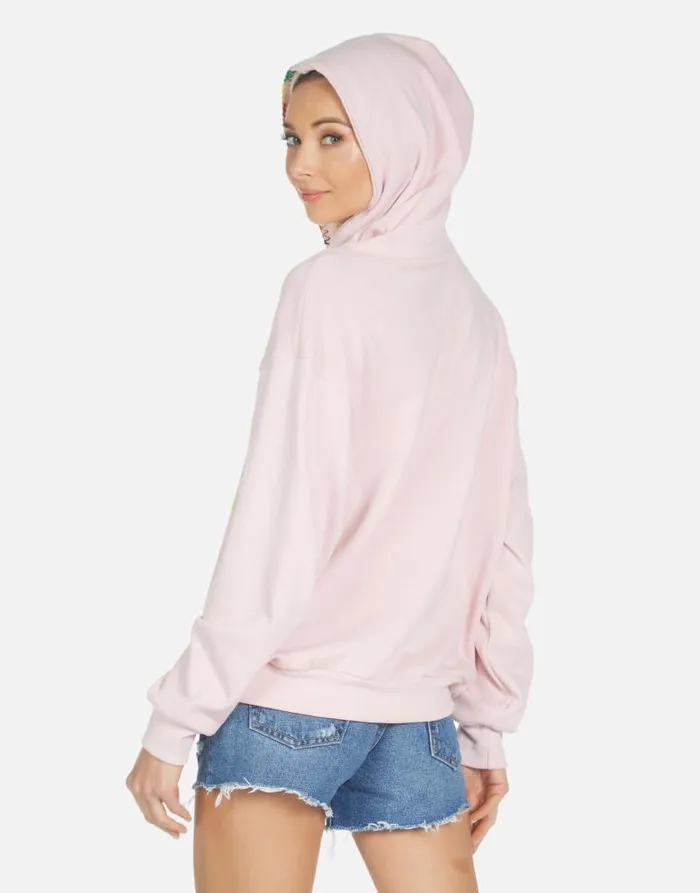 Harmony Hippie Girl Pink Nectar Women Lauren Moshi Hoodies