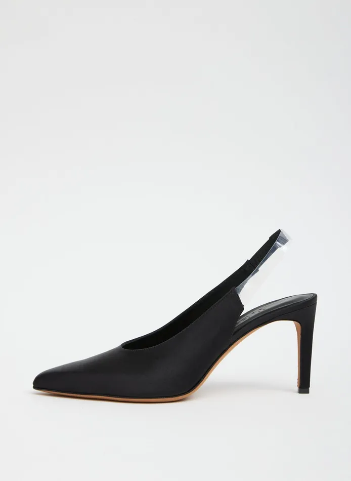 Heels Women Tibi Bartolome Satin Slingback