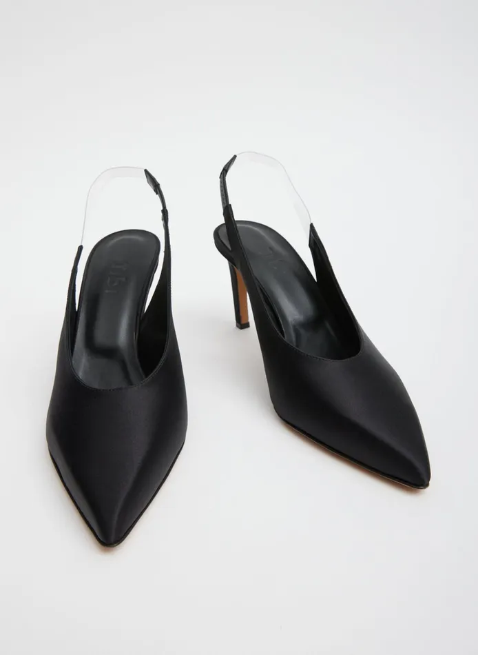 Heels Women Tibi Bartolome Satin Slingback
