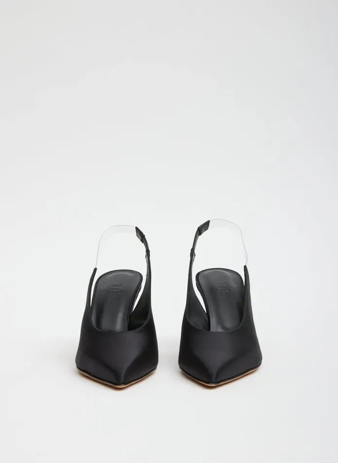 Heels Women Tibi Bartolome Satin Slingback