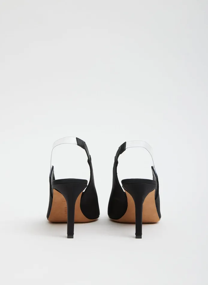 Heels Women Tibi Bartolome Satin Slingback