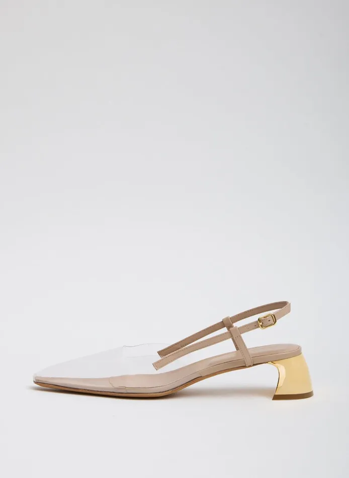 Heels Women Tibi Oscar Clear Slingback