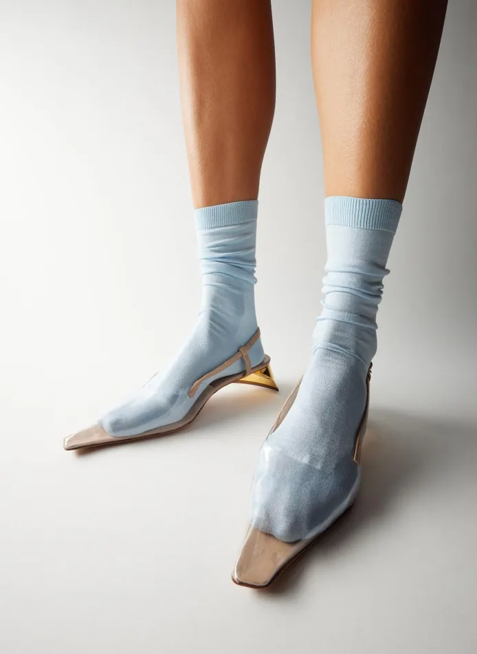 Heels Women Tibi Oscar Clear Slingback