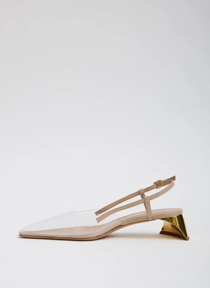 Heels Women Tibi Oscar Clear Slingback