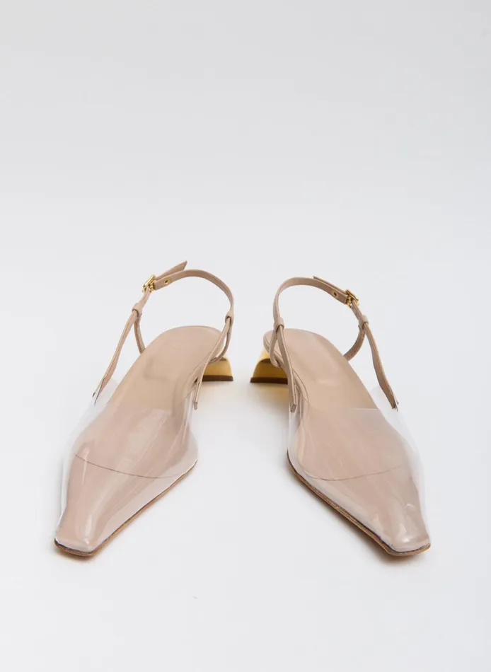 Heels Women Tibi Oscar Clear Slingback