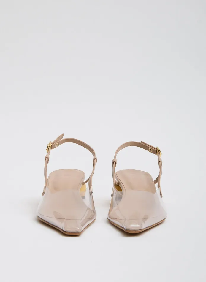 Heels Women Tibi Oscar Clear Slingback