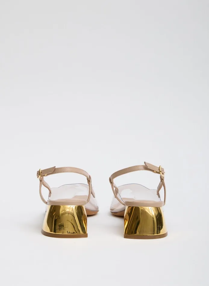Heels Women Tibi Oscar Clear Slingback