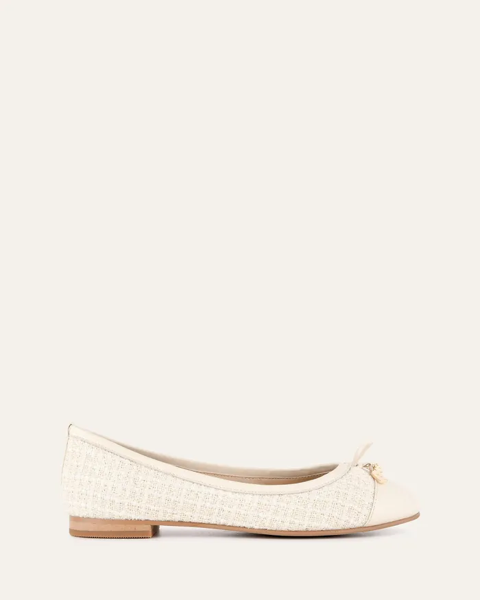 Hermione dress flats off white woven Women DRESS jomercer