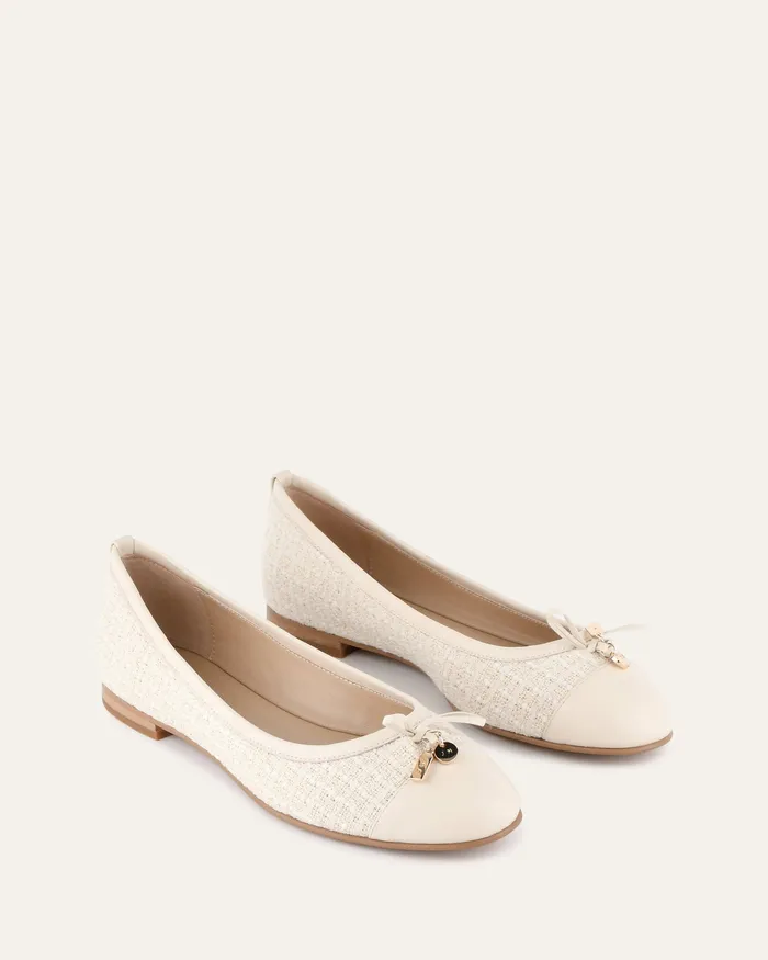 Hermione dress flats off white woven Women DRESS jomercer