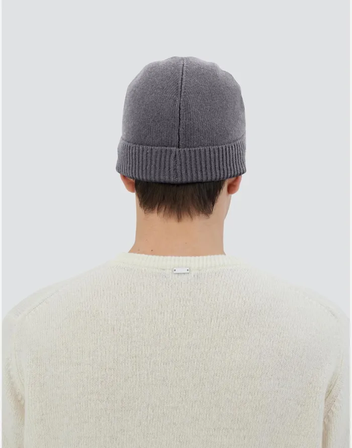 Herno BEANIE IN INFINITY BASIC Grey Men Hats