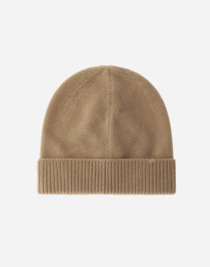 Herno BEANIE IN WOOL Camel Women Hats