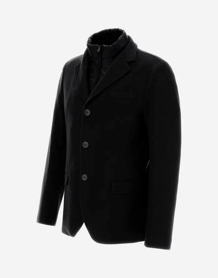 Herno BLAZER IN CASHMERE AND NYLON ULTRALIGHT Black Men Blazers