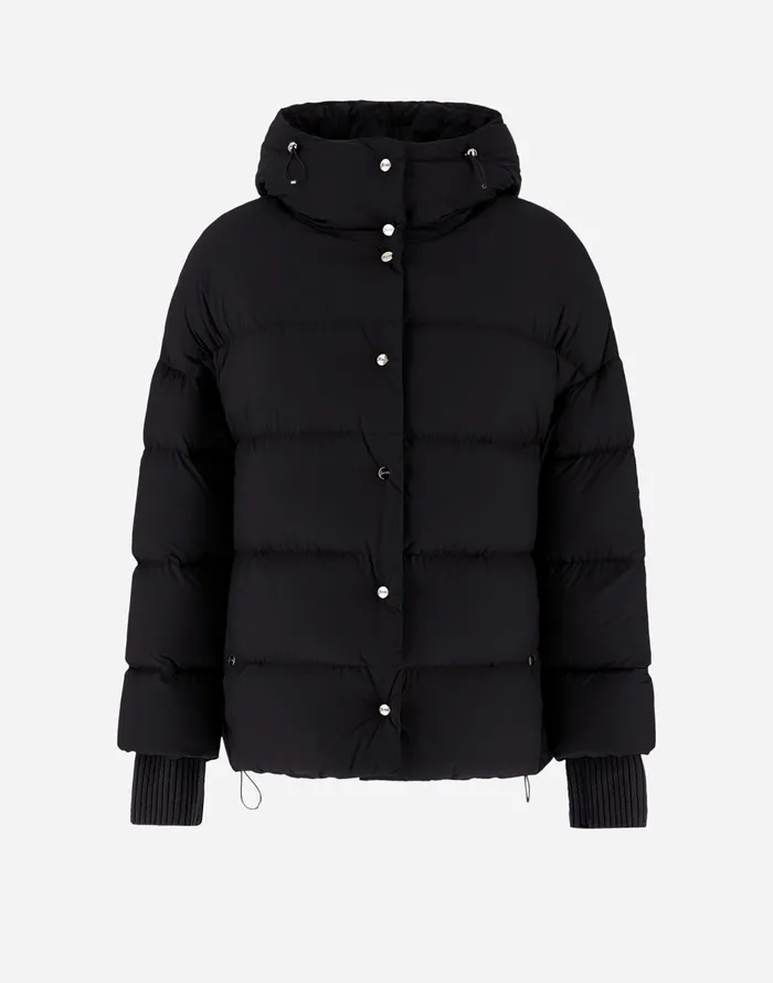 Herno BOMBER JACKET IN ECOAGE Black Women Bomber