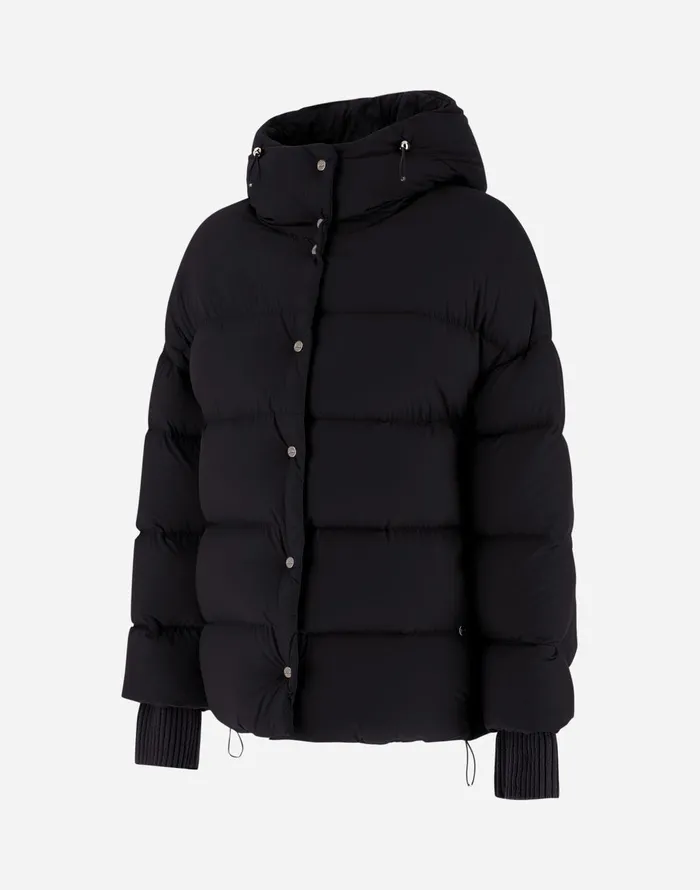 Herno BOMBER JACKET IN ECOAGE Black Women Bomber