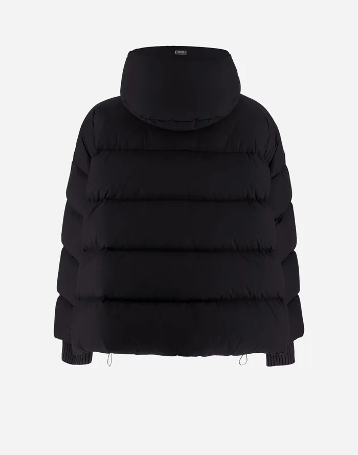 Herno BOMBER JACKET IN ECOAGE Black Women Bomber