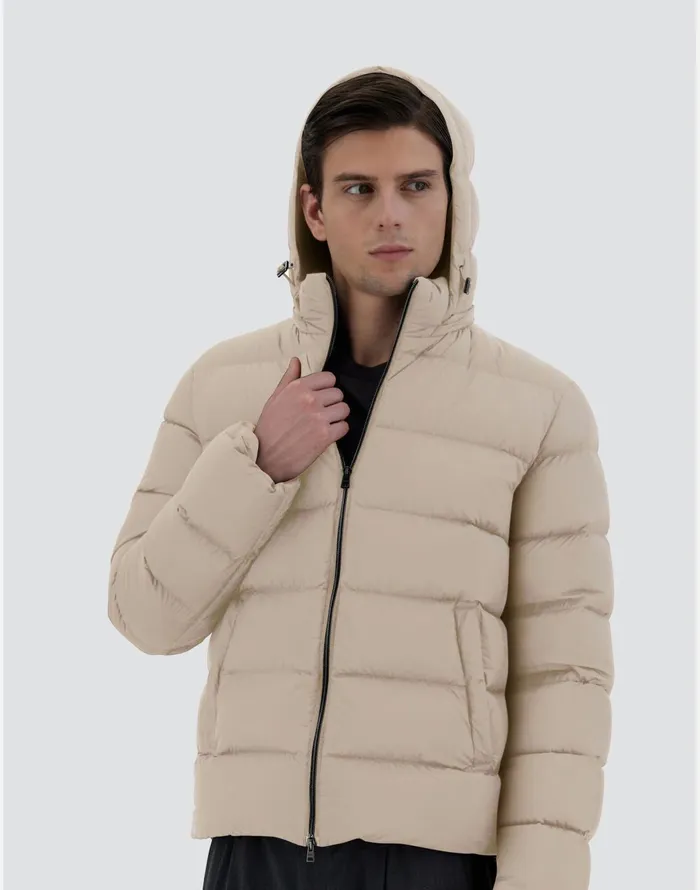 Herno BOMBER JACKET IN ECOAGE Chantilly Men Bomber