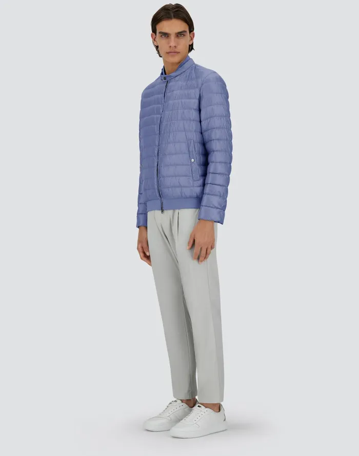 Herno BOMBER JACKET IN NYLONULTRALIGHT Light Blue Men Bomber